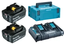 Pack 2 Batteries BL1860B DC18RD Makpac MAKITA - 198077-8