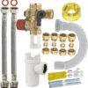 Kit Complet De Raccordement Facile (sans Soudure 1/2' NOYON & THIEBAULT - Ø Tube Cuivre 14 Et 16 Mm) De Chauffe-eau Avec Groupe De Sécurité Droit - 7721-ECOC1 -Stanley Magasin 3342970150512 1