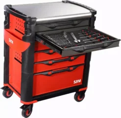 Servante 6 Tiroirs + 135 Outils De Maintenance Indus. SAM OUTILLAGE Modules Abs - 416-135SV 8 Servante 6 Tiroirs + 135 Outils De Maintenance Indus. SAM OUTILLAGE Modules Abs - 416-135SV -Stanley Magasin 416 135mz 01 1