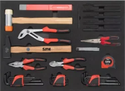 Servante 6 Tiroirs + 135 Outils De Maintenance Indus. SAM OUTILLAGE Modules Mousse - 416-135M 11 Servante 6 Tiroirs + 135 Outils De Maintenance Indus. SAM OUTILLAGE Modules Mousse - 416-135M -Stanley Magasin 416 135mz 04