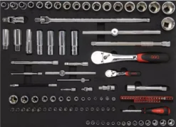 Servante 6 Tiroirs + 200 Outils De Maintenance Indus. SAM OUTILLAGE Modules Abs - 416-200SV