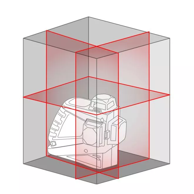 Laser High Power 3D METRICA Vert - 61410M 5 Laser High Power 3D METRICA Vert - 61410M – Image 3