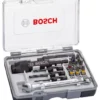 Coffret Drill And Drive BOSCH - 3 En 1 : Pré-perçage, Fraisage Et Vissage - 2607002786 -Stanley Magasin AEA11004 1