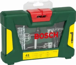 Coffret V-Line 41 Pièces BOSCH Pour Perçage Et Vissage Avec Renvoi D’angle - 2607017316 -Stanley Magasin AEA90123 2