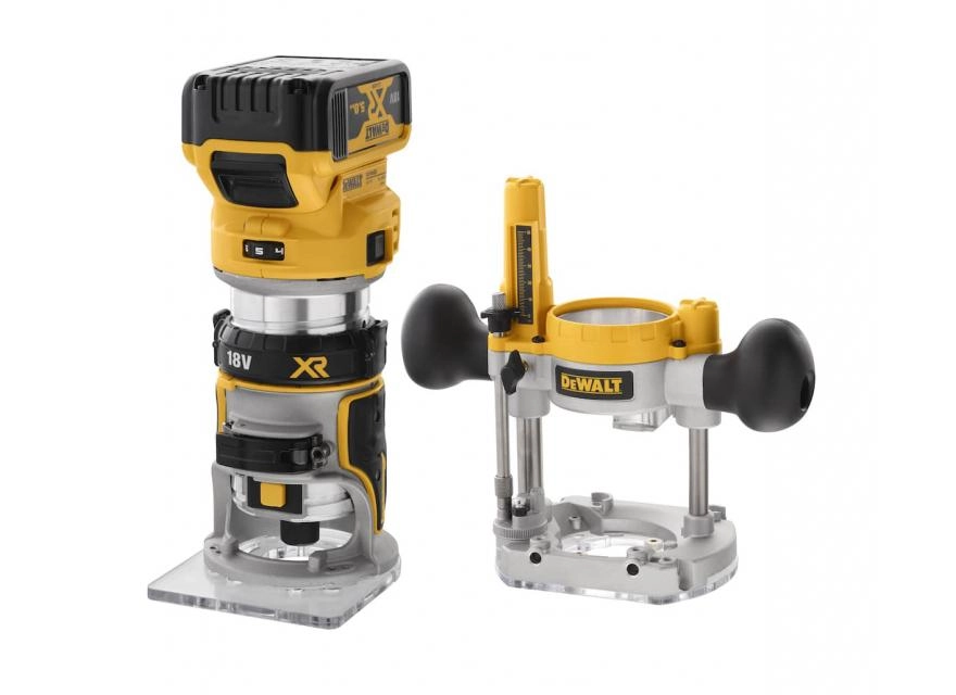 Affleureuse-défonceuse XR 18V 2 X 5Ah Li-ion DEWALT - Pince 6-8 Mm - En Coffret Tsatak Avec 2 Batteries 18V + Chargeur + Accessoires - DCW604P2-QW 4 Affleureuse-défonceuse XR 18V 2 X 5Ah Li-ion DEWALT - Pince 6-8 Mm - En Coffret Tsatak Avec 2 Batteries 18V + Chargeur + Accessoires - DCW604P2-QW – Image 2