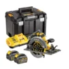 Scie Circulaire 2.0 XR FLEXVOLT 54V 2Ah Li-Ion Brushless Compatible Rail De Guidage DEWALT - 190mm - 2 Batteries - Coffret TSTAK - DCS579T2-QW -Stanley Magasin DEW00011 1