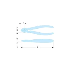 Pince Coupante Semi-rase FACOM 110 Mm - 435