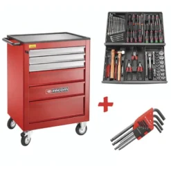 ROLL XL 6 Tiroirs Avec Composition De 69 Outils FACOM - CM.69 ROLL.CONTACTPB
