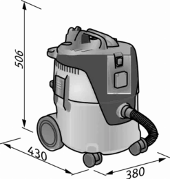 Aspirateur 20L Classe L VC 21 L MC FLEX - 405418 -Stanley Magasin FLE00036 12