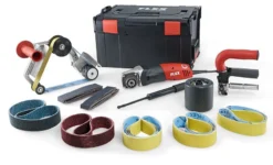 Satineuse Et Ponceuse à Bande Pour Tubes TRINOXFLEX BSE 14-3 INOX Set FLEX - 433.454 -Stanley Magasin FLE00072 1