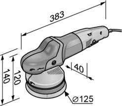 Polisseuse Orbitale à Entraînement Forcé XCE 10-8 125 P-Set FLEX - En L-Boxx Avec Accessoires - 447269 -Stanley Magasin FLE00092 16