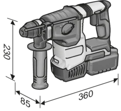 Marteau 18V CHE 2-26 18.0-EC C FLEX - Sans Batterie Ni Chargeur - Accessoires - 491314 -Stanley Magasin FLE00168 4