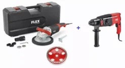 Meuleuse Béton LD 24-6 180 + Marteau CHE 2-28 SDS Plus FLEX - 501549 6 Meuleuse Béton LD 24-6 180 + Marteau CHE 2-28 SDS Plus FLEX - 501549 -Stanley Magasin FLE00329 1