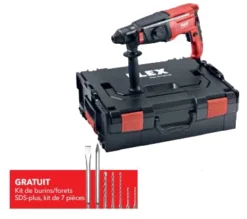 Marteau Universel CHE 2-28 SDS-plus FLEX + Forets/burins - 452327 9 Marteau Universel CHE 2-28 SDS-plus FLEX + Forets/burins - 452327 -Stanley Magasin FLE00349 4