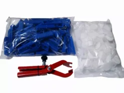 Set De Cales Nivofix HEKA - 100 Pièces + Languette - Avec Pince - 014689