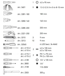 Coffret D'outils Pro-Line 1/4" KRAFTWERK 123 Pièces - 3944 -Stanley Magasin KRA00051 2