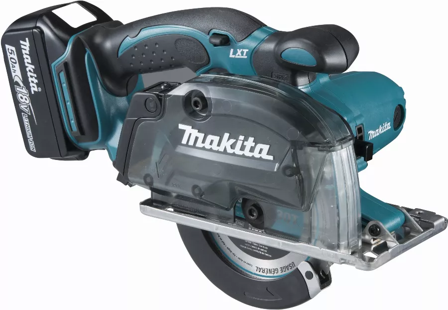 Scie Circulaire à Métaux 18 V Li-Ion 5 Ah Ø 136 Mm MAKITA - 2 Batteries, Chargeur, Coffret - DCS552RTJ 3 Scie Circulaire à Métaux 18 V Li-Ion 5 Ah Ø 136 Mm MAKITA - 2 Batteries, Chargeur, Coffret - DCS552RTJ