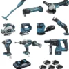 Ensemble De 10 Machines BL1850 (DCL180 + DHP481 + DTD154 + DGA506 + DHS680 + DHR243 + DTM51 + DJR18 MAKITA - DLX1011PTJ