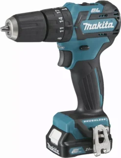 Perceuse Visseuse à Percussion 12 V CXT Li-Ion 2 Ah Ø 10 Mm MAKITA - 2 Batteries, Chargeur, Coffret - HP332DSAJ