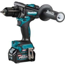 Perceuse Visseuse à Percussion 40 V Max Li-Ion 2,5 Ah XGT Ø 13 Mm MAKITA - HP001GD201 -Stanley Magasin MAK0653 1