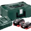 Pack énergie 18V METABO 2 Batt.: 4,0 Ah LiHD / 5,5 Ah LiHD + Charg. ASC 55 + Coffret MetaBox - 685136000 -Stanley Magasin MET00223 1