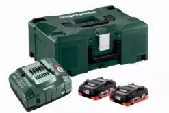 Pack énergie 18V METABO 2 Batt. 4,0 Ah LiHD + Charg. ASC 145 + Coffret MetaBox - 685130000