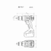 Perceuse Visseuse METABO - BS 18V - LT 2 X 4,0 Ah Li-Power, ASC 55, Coffret - 602102500 -Stanley Magasin MET00276 1