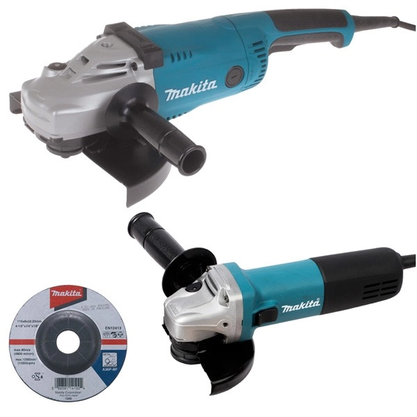 Ensemble De 2 Machines MAKITA - Meuleuse Ø 125 Mm 840 W + Meuleuse Ø 230 Mm 2200 W - En Coffret - DK0053G 3 Ensemble De 2 Machines MAKITA - Meuleuse Ø 125 Mm 840 W + Meuleuse Ø 230 Mm 2200 W - En Coffret - DK0053G
