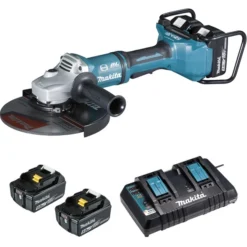 Meuleuse MAKITA Mm - 36V - 2x18V Li-ion - 4 Batteries 5Ah + 1 Double Chargeur Rapide - DGA900ZKPT -Stanley Magasin MNA40032 0
