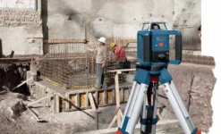 Pack Extérieur : Laser Rotatif GRL 400 H + Trépied BT 170 + Mire GR 240 BOSCH - 061599403U -Stanley Magasin MOA40223 2