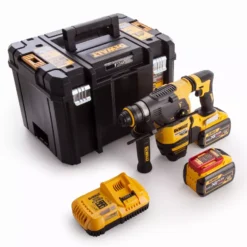 Marteau DEWALT SDS-Plus 3,5J (EPTA) - 54V XR FLEXVOLT - 2 Batteries 9.0 Ah, Chargeur, Mallette De Transport - DCH333X2 -Stanley Magasin PHA10103 0