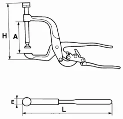 Pince Etau Serre-joint A Vis SAM - 2147 -Stanley Magasin SAM01102 5