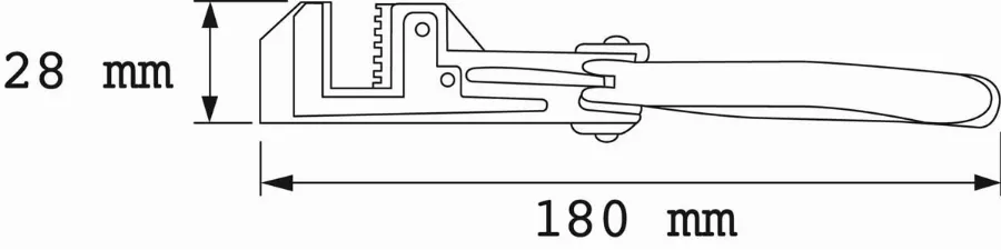 Pince A Denuder Automatique A Peigne SAM - 24418 4 Pince A Denuder Automatique A Peigne SAM - 24418 – Image 2