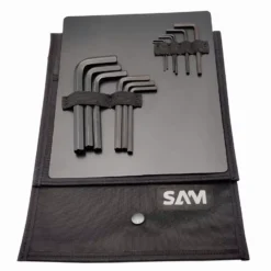 Trousse 12 Clés Males Coudees Courtes SAM - 62TR12