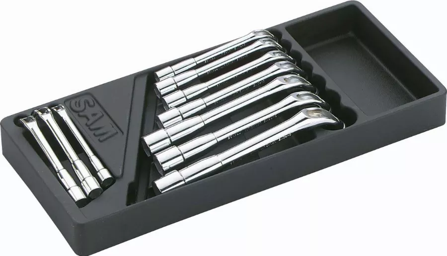 Module Abs 1/3 De 10 Clés à Pipe Débouchées 6/6 Pans SAM - 94SDJ10M 3 Module Abs 1/3 De 10 Clés à Pipe Débouchées 6/6 Pans SAM - 94SDJ10M