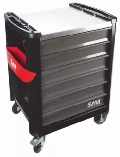 Servante 6 Tiroirs Grise SAM - SERVI630NG -Stanley Magasin SAM05598 2