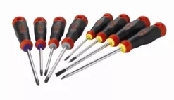 Jeu De 8 Tournevis S1 Fente Phillips Pozidriv SAM - TJ8 -Stanley Magasin SAM05829 1