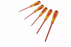 Jeu De 5 Tournevis Fente Et Pozidriv Isoles 1000v SAM - ZTBPZJ5 -Stanley Magasin SAM06107 1