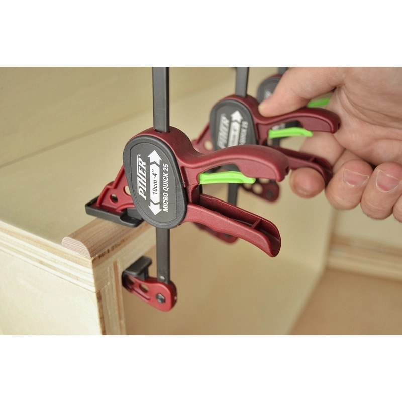 Paire De Serre-joint Micro Quick PIHER - Serrage Max 20 Cm - 52016 4 Paire De Serre-joint Micro Quick PIHER - Serrage Max 20 Cm - 52016 â Image 2