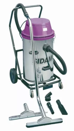 Aspirateur SIDAMO JET 60 - A Sec Et à Eau - Cuve 50 L - 2 MOTEURS - 20402005