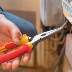 Pince à Bec Demi-rond Long Coudé Isolée 1000V STANLEY 200 Mm - 0-84-008 -Stanley Magasin STAN0295 4