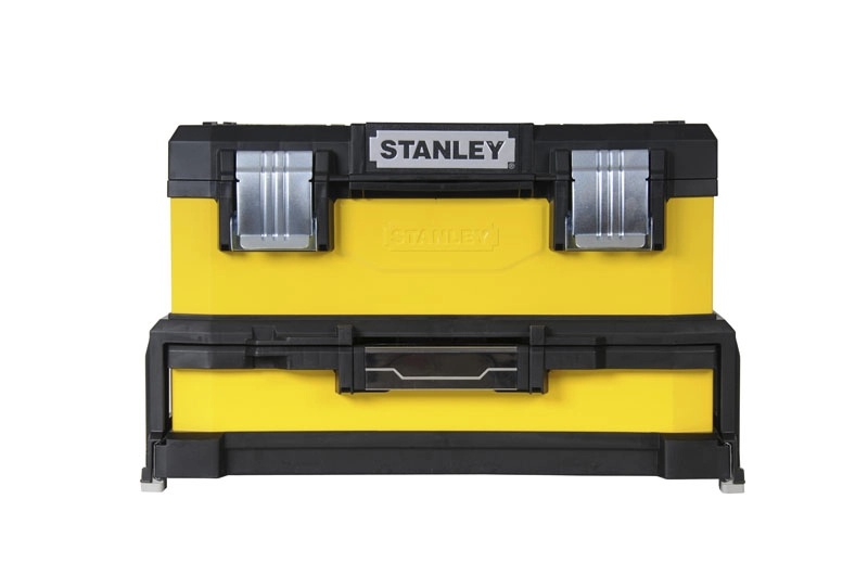 Boite à Outils à Tiroir Bi-matière Jaune 51cm STANLEY - 1-95-829 3 Boite à Outils à Tiroir Bi-matière Jaune 51cm STANLEY - 1-95-829