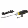 Stanley Tournevis Porte-embouts A Cliquet + 12 embouts Fente : 4-5,5-6mm / Ph1- Ph2 - Ph3/ Pz1-pz2-pz3 / T10-t15-t20 + Ratelier - FMHT0-62690