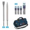 Kit Construction BOSCH 40 Mèches SDS Plus 7X + 20 Burins + 1 Sac Pro - 061599760X