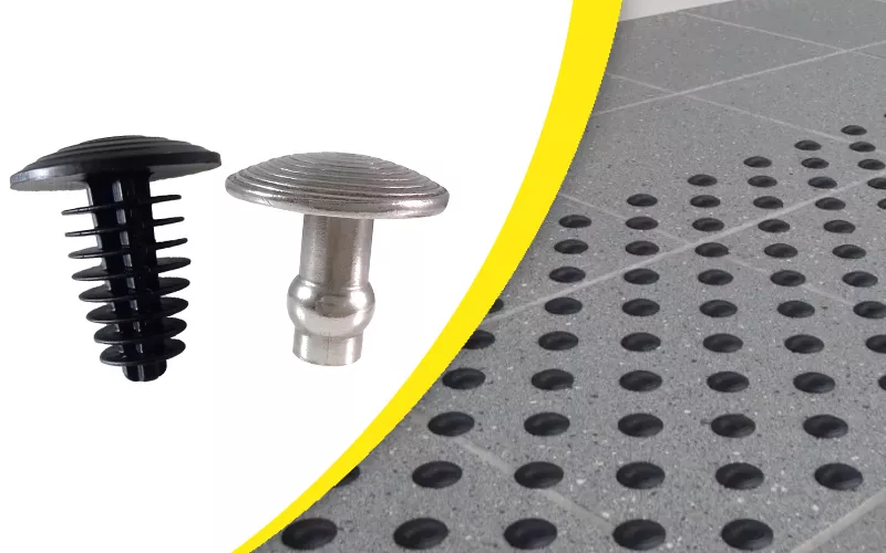 Clous Podotactiles à Frapper Waccess Inox 304 WATTELEZ Tête Ø25 Tige Ø8 Mm - 250 Clous - 810911 3 Clous Podotactiles à Frapper Waccess Inox 304 WATTELEZ Tête Ø25 Tige Ø8 Mm - 250 Clous - 810911