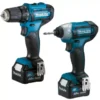 Ensemble De 2 Machines BL1040B (DF333D + TD110D) MAKITA - CLX224SMJ -Stanley Magasin clx224smj