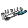 Ensemble Clé à Cliquet 3/8" MAKITA 23 Pièces - B-65573 -Stanley Magasin coffret cle a cliquet 3 8 makita b 65573 racetools 1