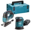 Scie Sauteuse DJV182 + Ponceuse Excentrique DB O180 Nu Makpac - MAKITA - DLX2276J -Stanley Magasin combopack makita dlx2276j