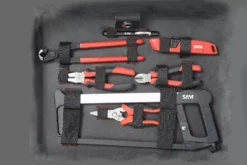 Valise Trolley + 136 Outils SAM OUTILLAGE Fermeture à Clé - CP-136N -Stanley Magasin cp 136n 02