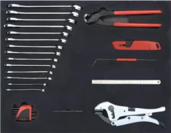 Servante Servi 630N + 200 Outils Maintenance Indus. SAM OUTILLAGE Modules Mousse - CPP-200M4 -Stanley Magasin cpp 200m4 04